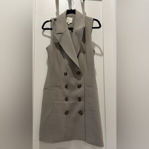 Favorite Daughter Gray Sleeveless Dress